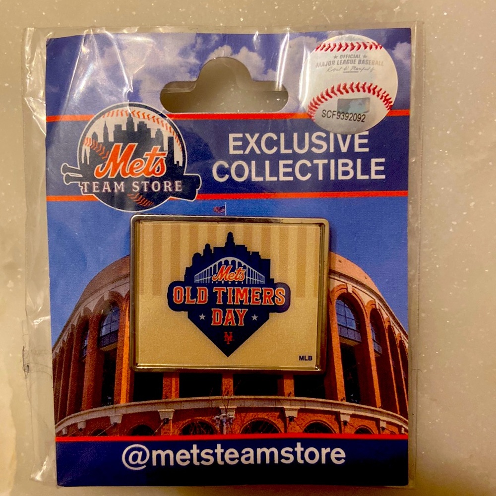 2022 NY Mets Old Timers Day Pin